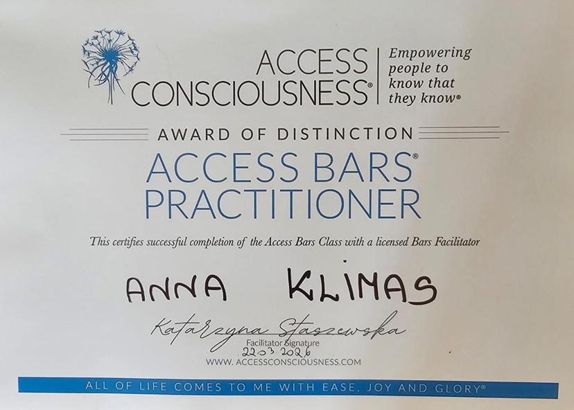 Access Bars Practitioner