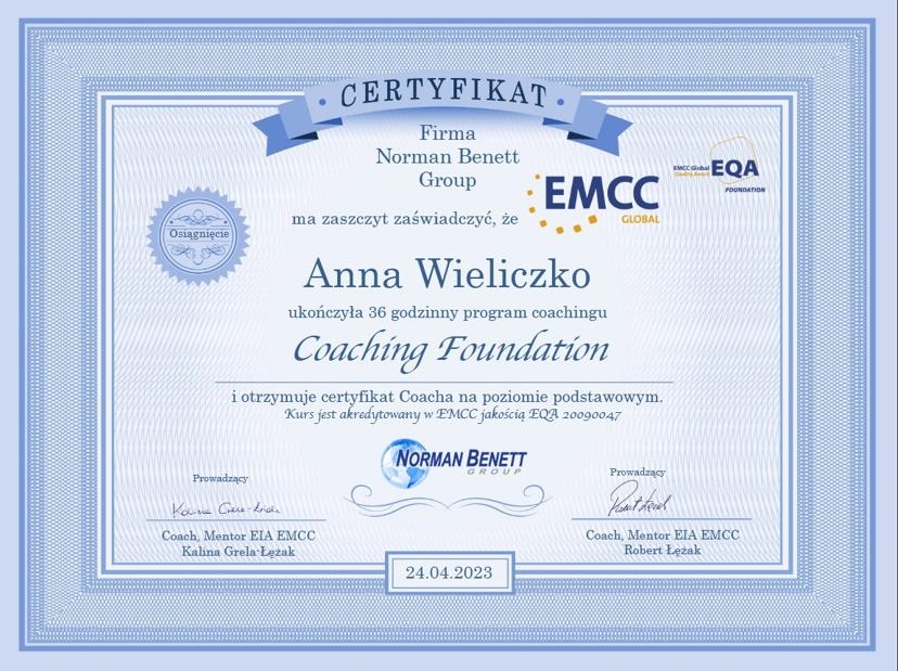 Certyfikowany Life Coach